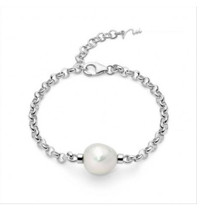 Miluna bracciale in argento con perla Barocca PBR3546B