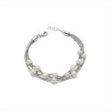 Bracciale da donna Miluna in argento e perle PBR2833